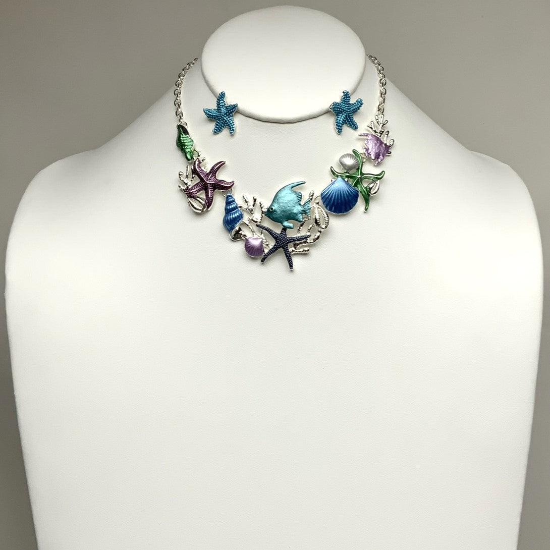 Sea life Necklace Set