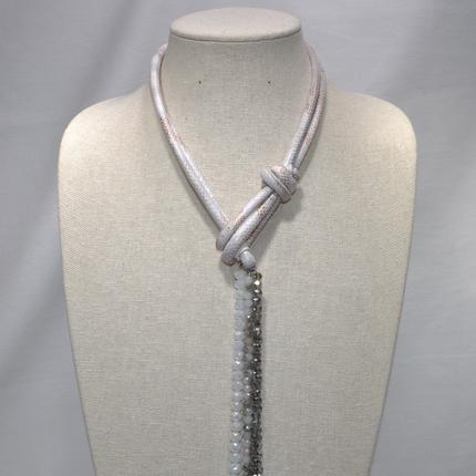 Crystal Tassel Necklace