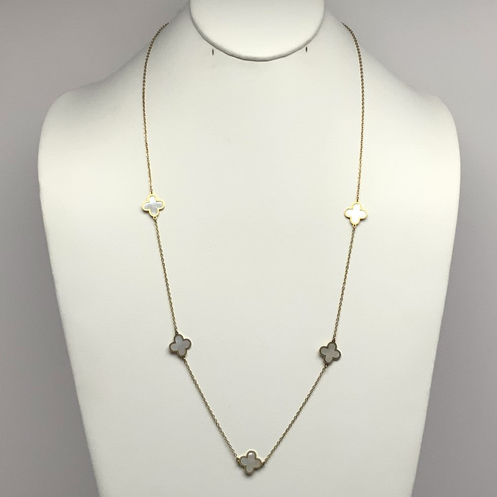 Clover Drop Necklace