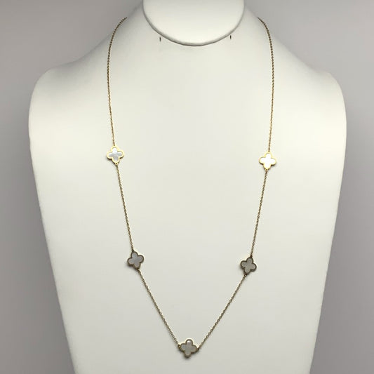 Clover Drop Necklace