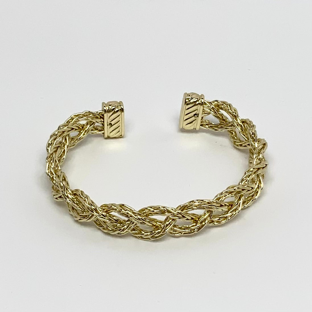 Braided design Cuff bracelet