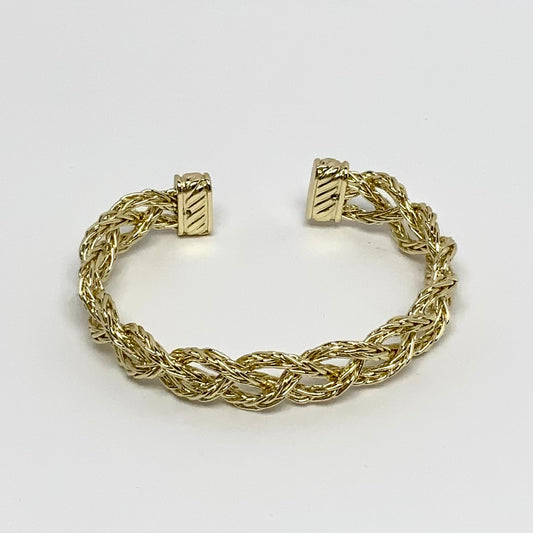 Braided design Cuff bracelet