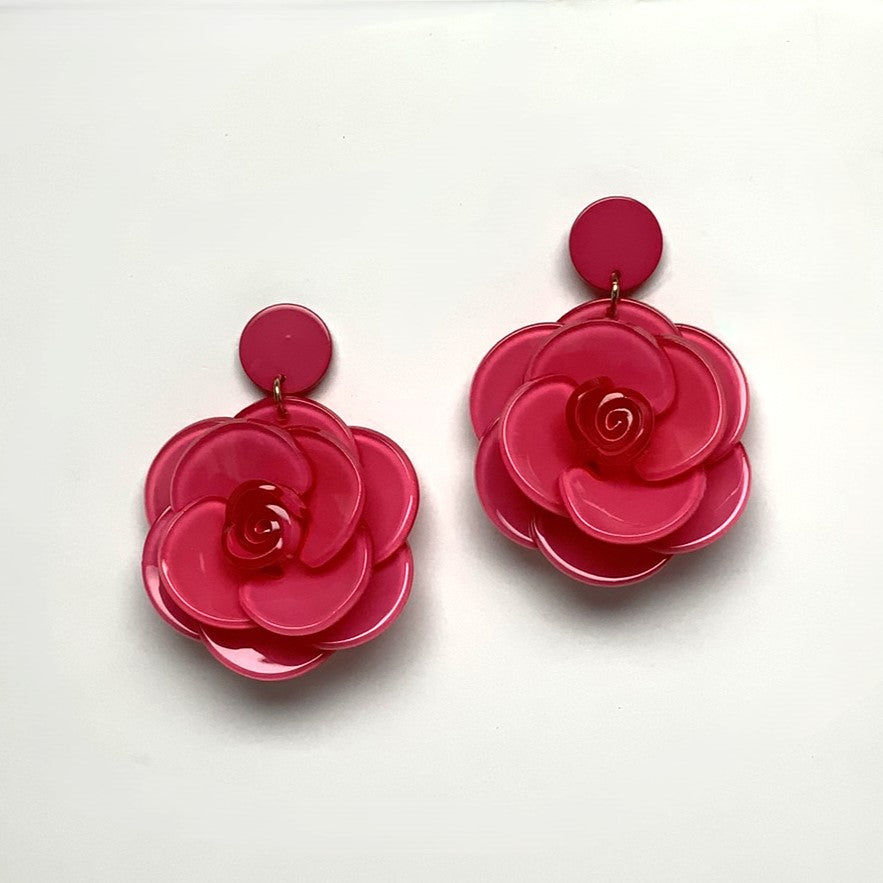 Flower Drop Earrings