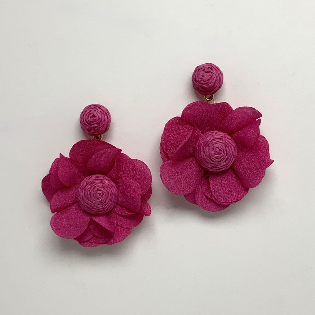 Flower Drop Earrings