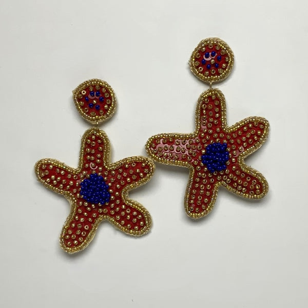 Beaded Felt Starfish