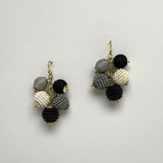 Beaded Cluster Earrings