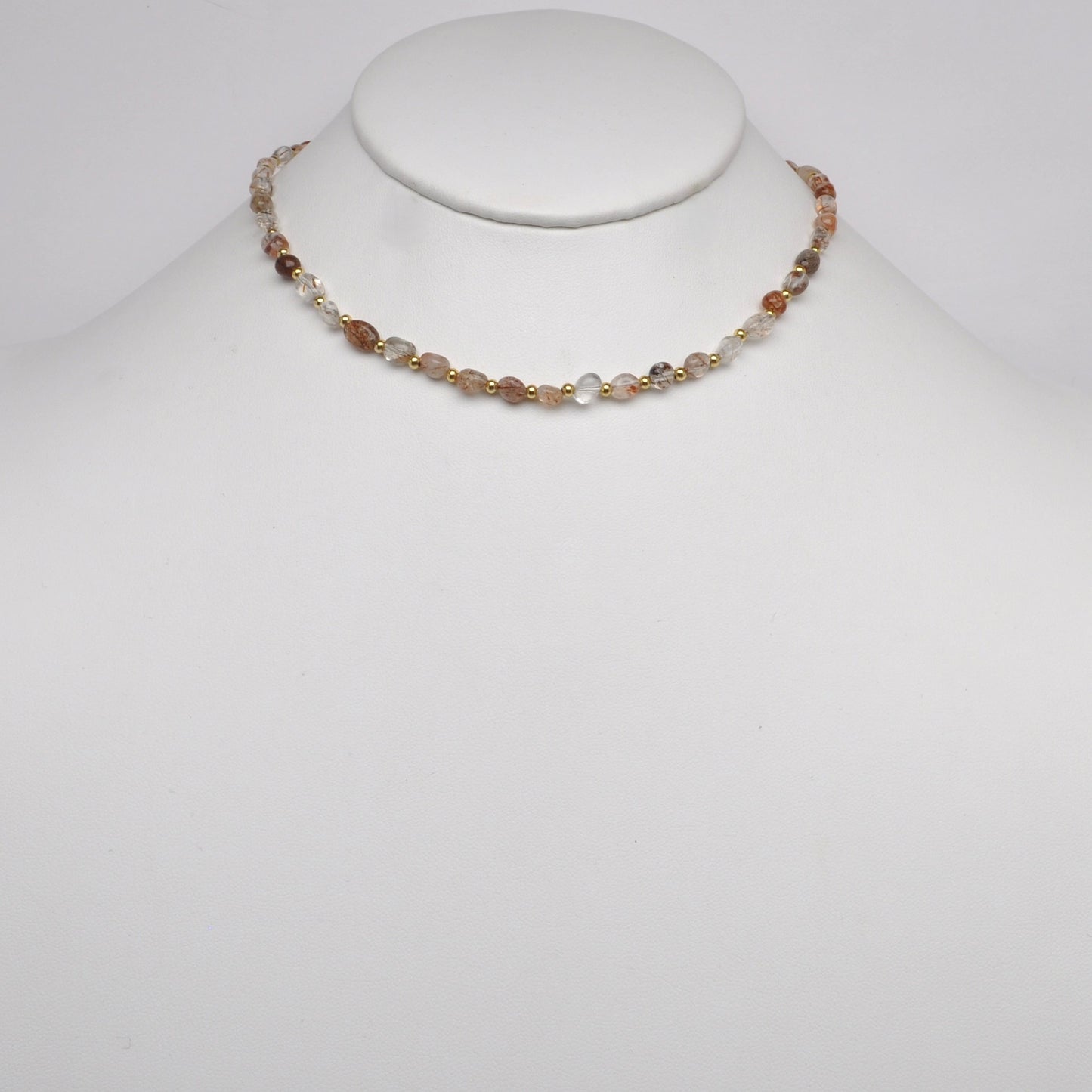 Stone Shape Beaded Necklace