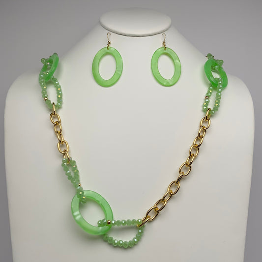 Lucite and Rhinestone Chain