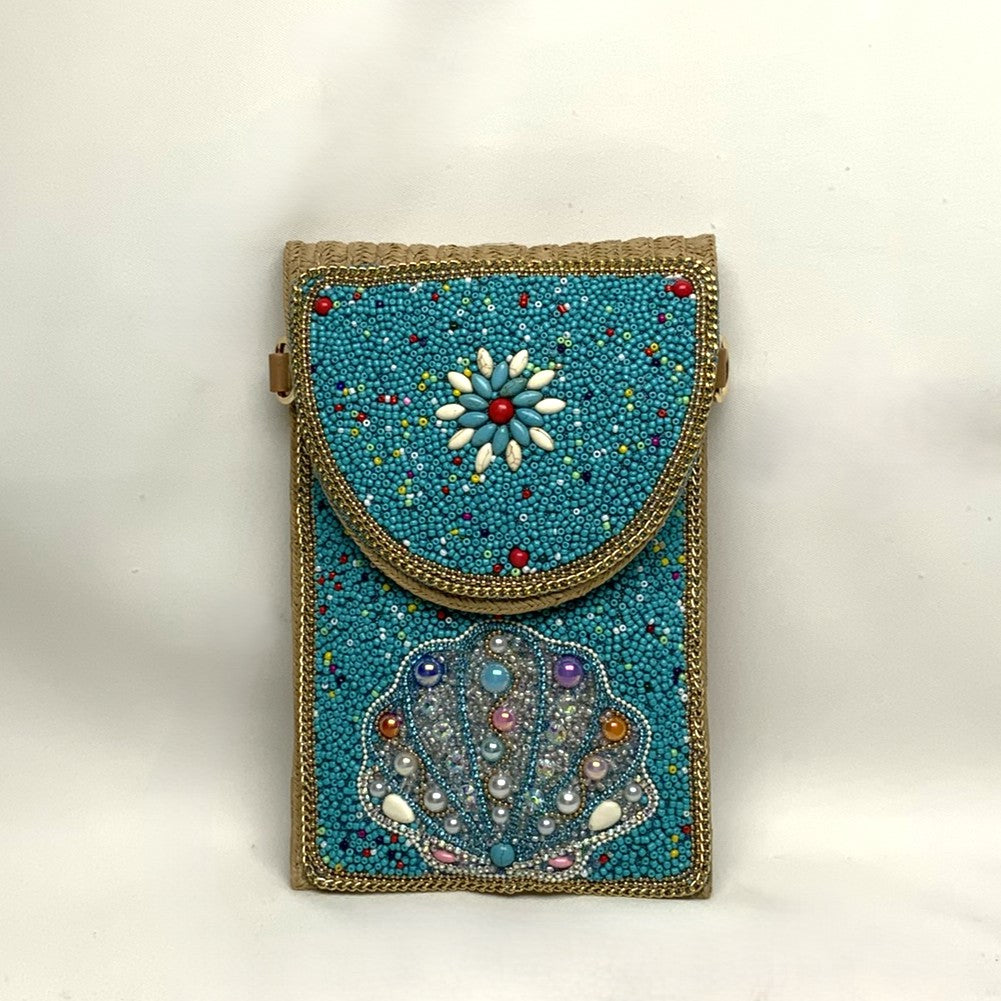 Seashell Envelope Clutch