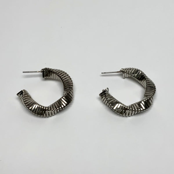 Futuristic Hoop Earrings