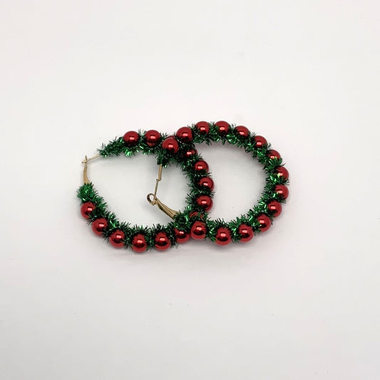 Ornament Hoop Earrings