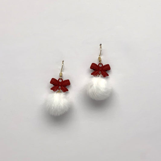 Furry Ornament Earrings