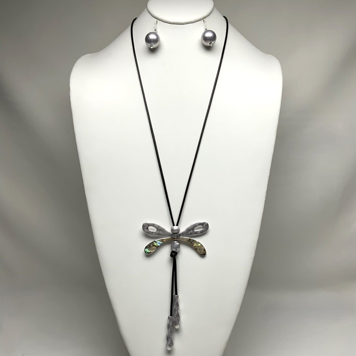 Dragonfly Cord Necklace Set