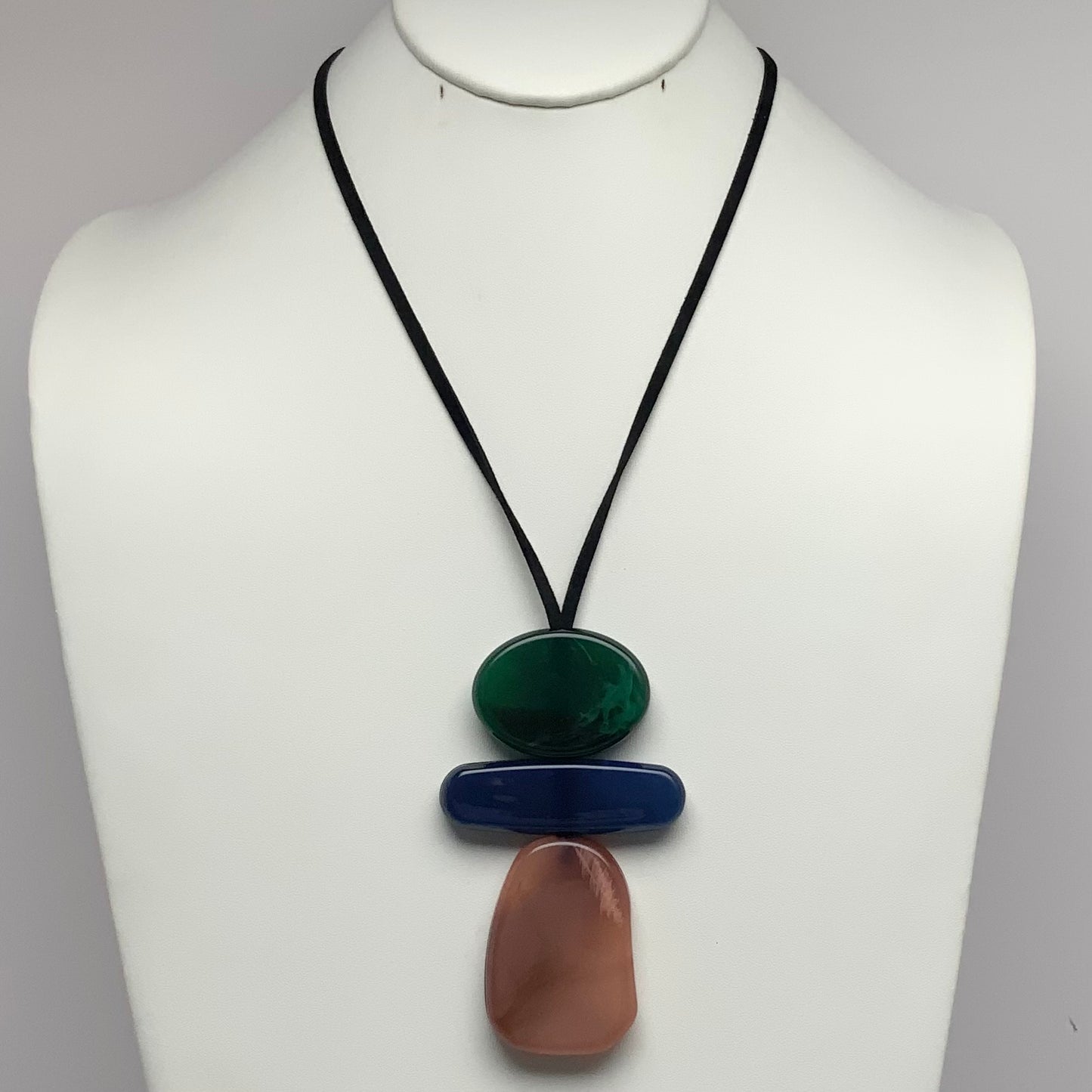 Layered Lucite Adjustable Necklace