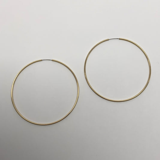 Thin Hoop Earrings