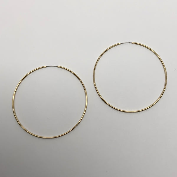 Thin Hoop Earrings
