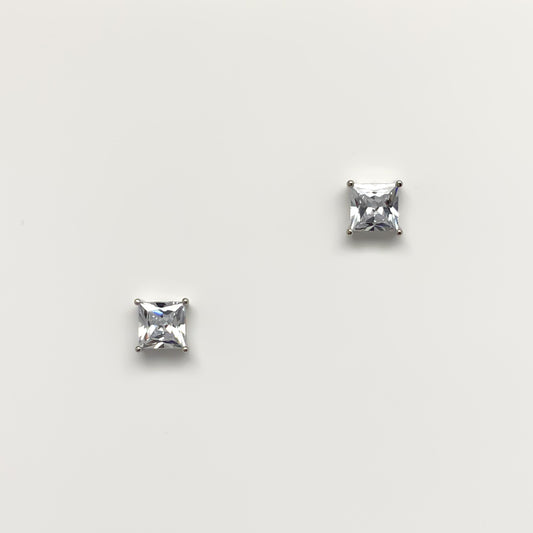 Square Crystal Earrings