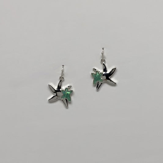 Starfish Drop Earrings