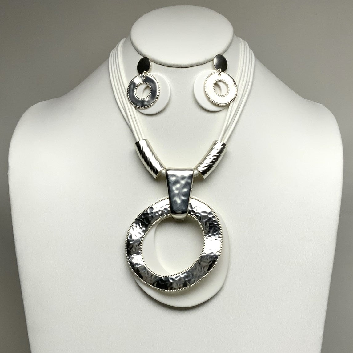 Lucite Drop Necklace Set