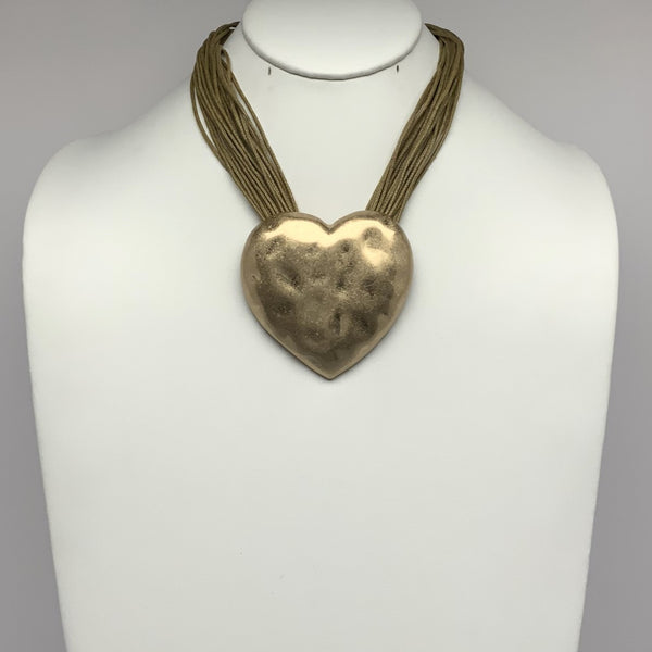 Rustic Heart Necklace