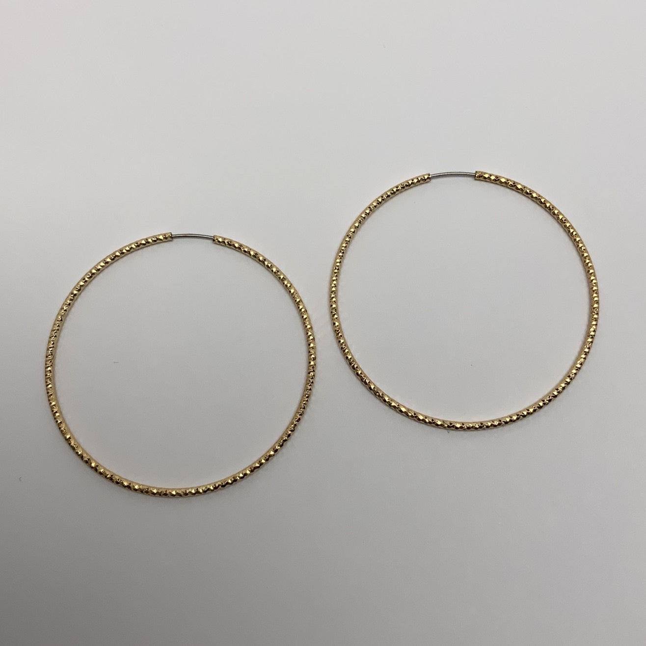Textured Hoop Earrings