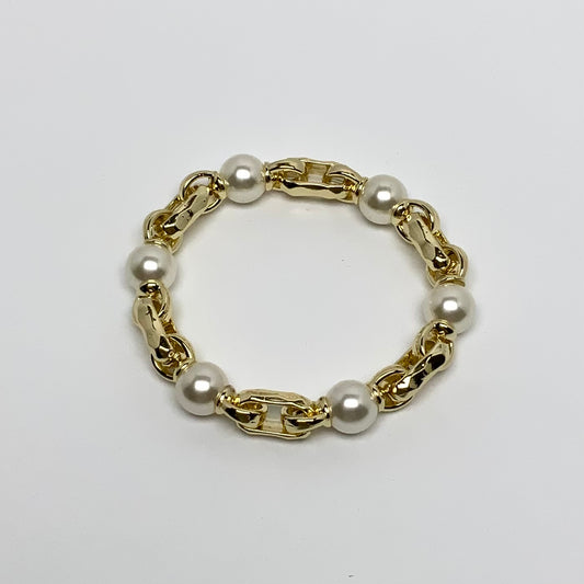 Pearl Linked Stretch Bracelet