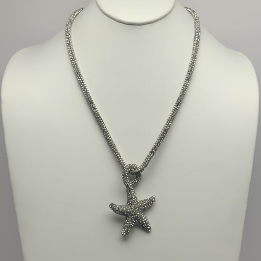 Crystal Starfish Necklace