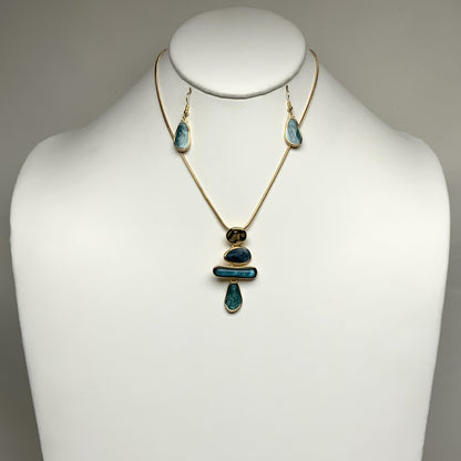Layered Enamel Necklace Set