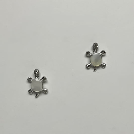 Friction Back Turtle Earrings