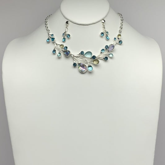 Teardrop Branch Necklace Set