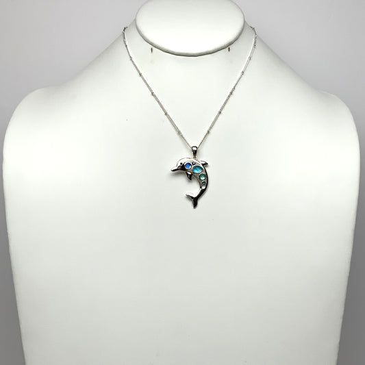Dolphin Drop Necklace