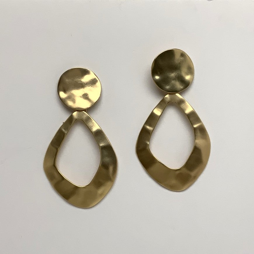 Rustic Drop Clip-on Earings