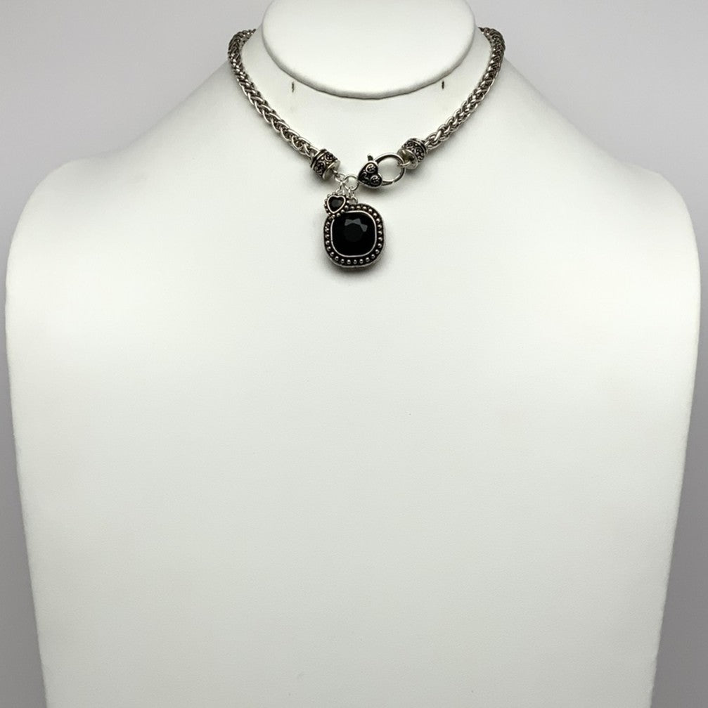 Western Crystal Pendant Charm Necklace