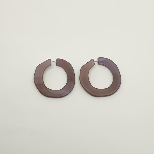 Wavy Lucite Drop Earrings