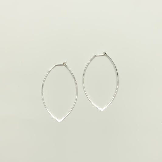 Leaf Shape Hoops