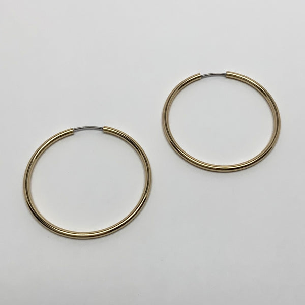 Thick Hoop Earrings