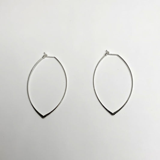 Leaf Shape Hoops