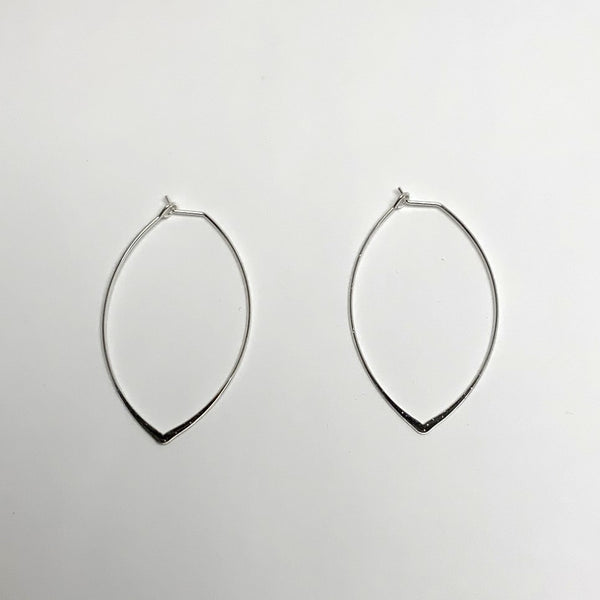 Leaf Shape Hoops