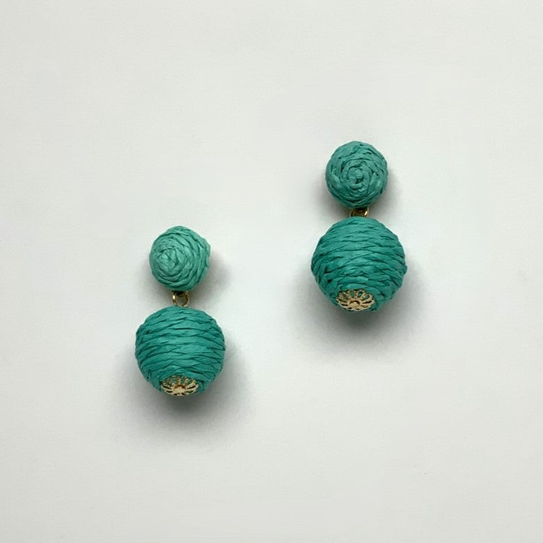 Wrapped Sphere Earrings