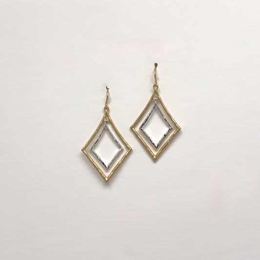 Double Rhombus Earrings