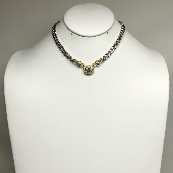 Oval Chain Link Necklace