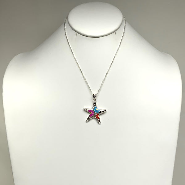 Flower Starfish Necklace