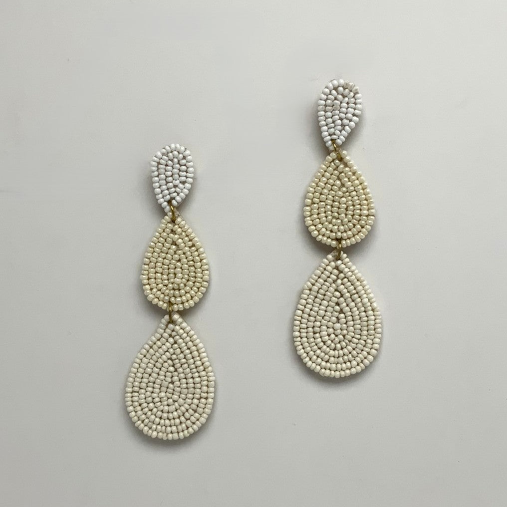 Beaded Teardrop Earrings
