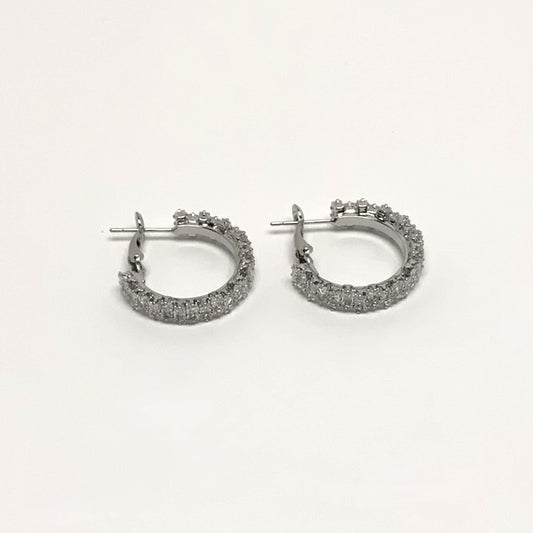 Crystal Hoop Earrings