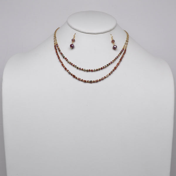 Dainty Stone Layered Necklace