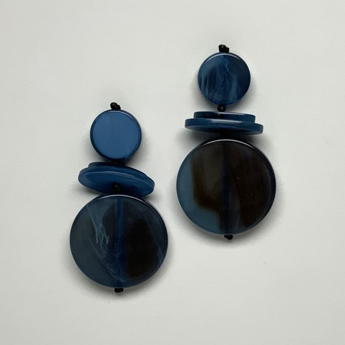 Layered Lucite Shape Earrings