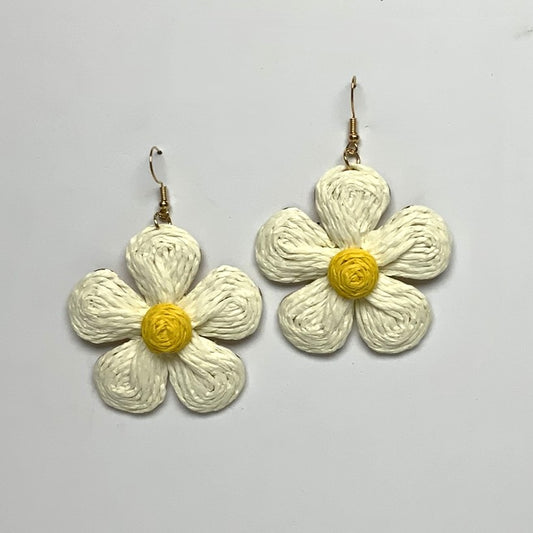 Wrapped Flower Earrings