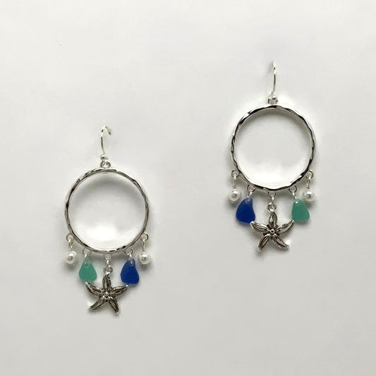 Starfish Charm Earrings