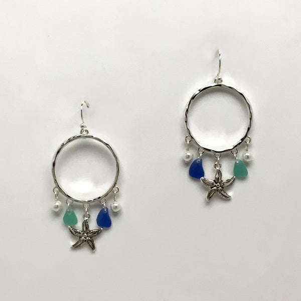 Starfish Charm Earrings