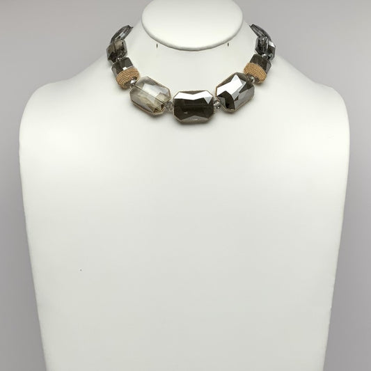 Rectangle Lucite Necklace